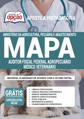 Apostila MAPA - Auditor Fiscal Federal Agropecuário - Médico Veterinário