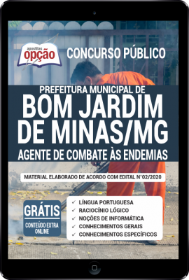 Apostila Prefeitura de Bom Jardim de Minas - MG em PDF - Agente de Combate ás Endemias -
