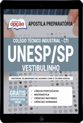 Apostila UNESP-SP - CTI em PDF - Vestibulinho -