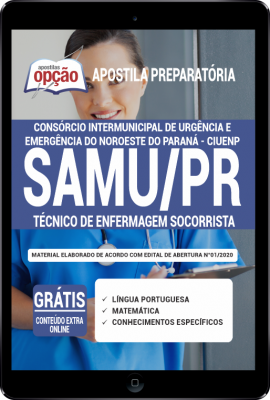 Apostila SAMU-PR em PDF - Técnico de Enfermagem Socorrista -