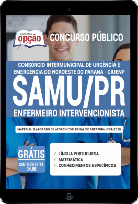 Apostila SAMU-PR em PDF - Enfermeiro Intervencionista -