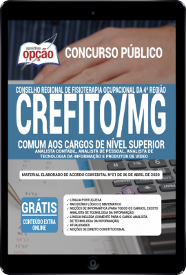 Apostila CREFITO-MG em PDF - Comum aos Cargos de Nível Superior -