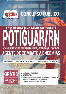 Apostila Prefeitura do Agreste Potiguar - RN - Agente de Combate ás Endemias