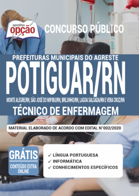 Apostila Prefeitura do Agreste Potiguar - RN - Técnico de Enfermagem
