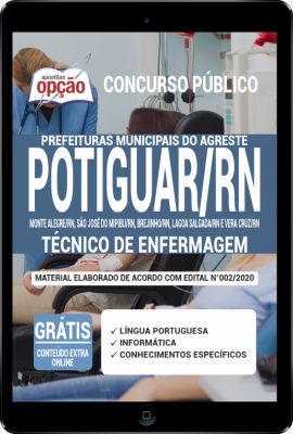 Apostila Prefeitura do Agreste Potiguar - RN em PDF - Técnico de Enfermagem -