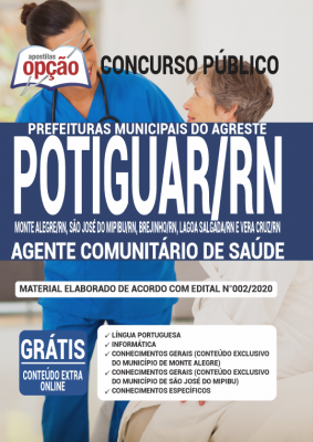 Apostila Prefeitura do Agreste Potiguar - RN - Agente Comunitário de Saúde