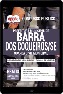 Apostila Prefeitura de Barra dos Coqueiros - SE em PDF - Guarda Civil Municipal -