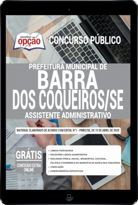 Apostila Prefeitura de Barra dos Coqueiros - SE em PDF - Assistente Administrativo