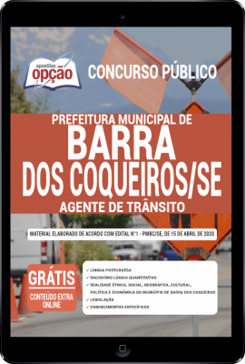 Apostila Prefeitura de Barra dos Coqueiros - SE em PDF - Agente de Trânsito