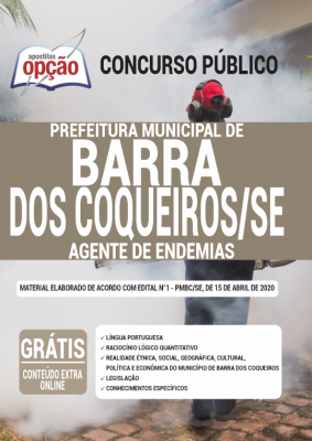 Apostila Prefeitura de Barra dos Coqueiros - SE - Agente de Endemias 