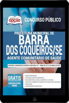 Apostila Prefeitura de Barra dos Coqueiros - SE em PDF - Agente Comunitário de Saúde