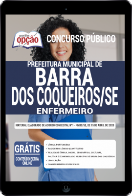 Apostila Prefeitura de Barra dos Coqueiros - SE em PDF - Enfermeiro -